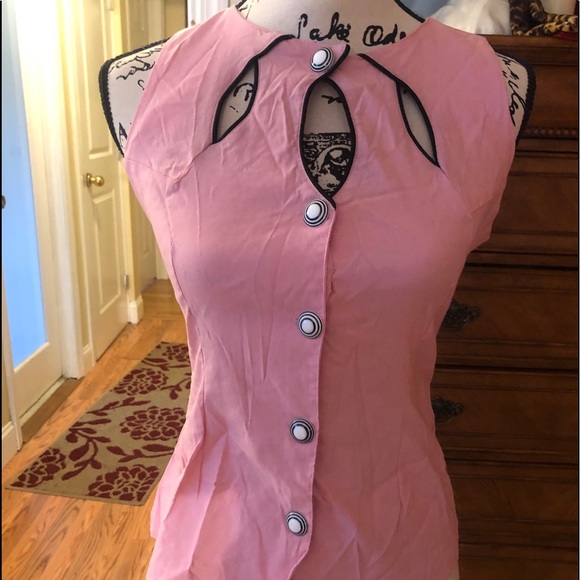 Voodoo Vixen Tops - Voodoo Vixen western style pink top